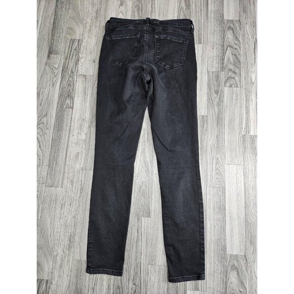 STS Blue Ellie High Rise Jeans Womens 28L Black Skinny Stretch Denim Pants - Picture 2 of 12
